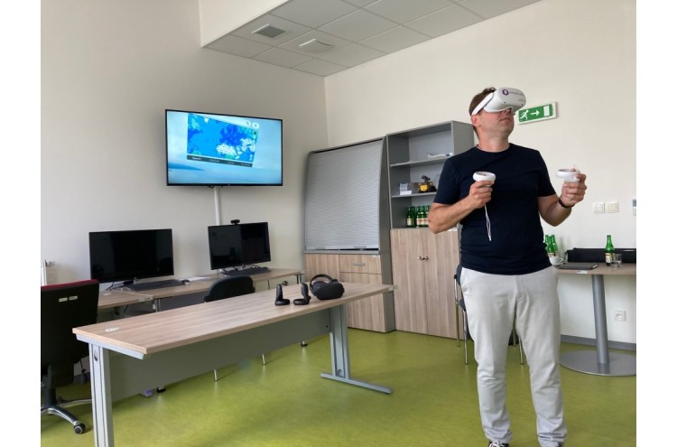 Prezentace technologie VR v testbedu JVTP