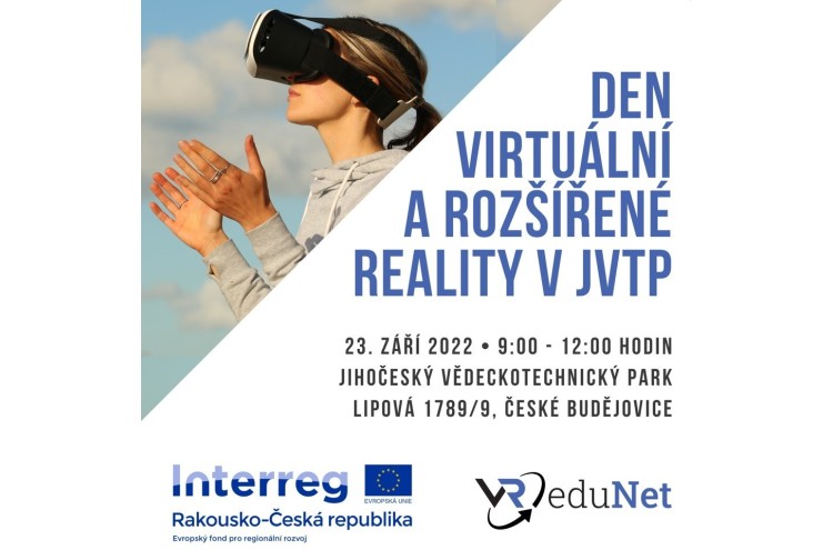 Pozvánka na Den virtuální a rozšířené reality v JVTP