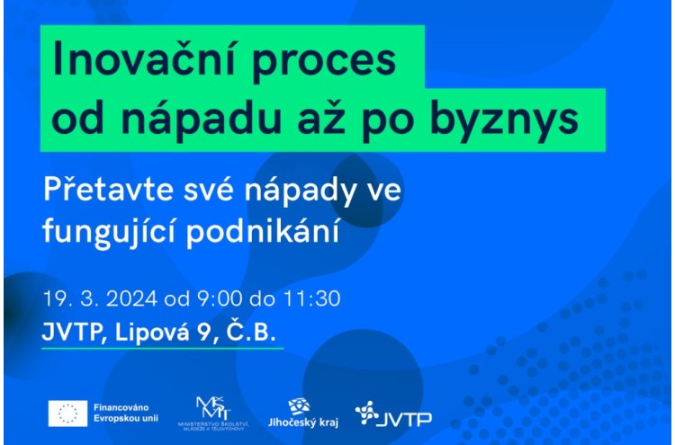 Informační seminář: Inovační proces od nápadu až po byznys